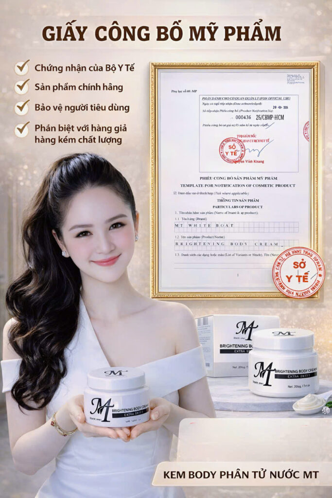 [chính hãng]: mt brightening body cream 200g/1hộp – combo tiết kiệm 1–5 hộp